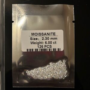 Moissanite Gemstones 6.00 ct